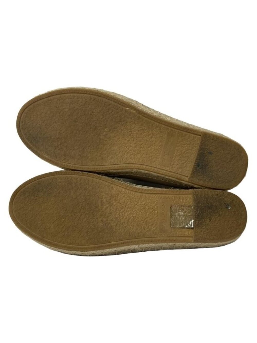 Saint Laurent Paris Slip Ons 34.5 Pink Beige Espadrilles Leather - Picture 4 of 6